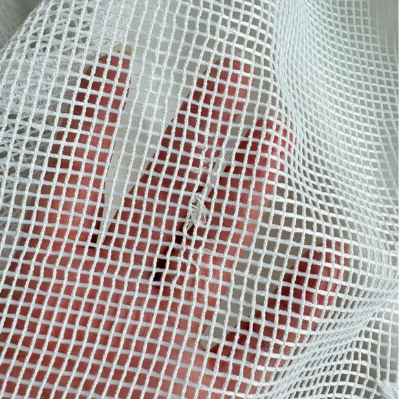 Anthropologie White Sheer Sleeve Dress - Picture 10 of 16